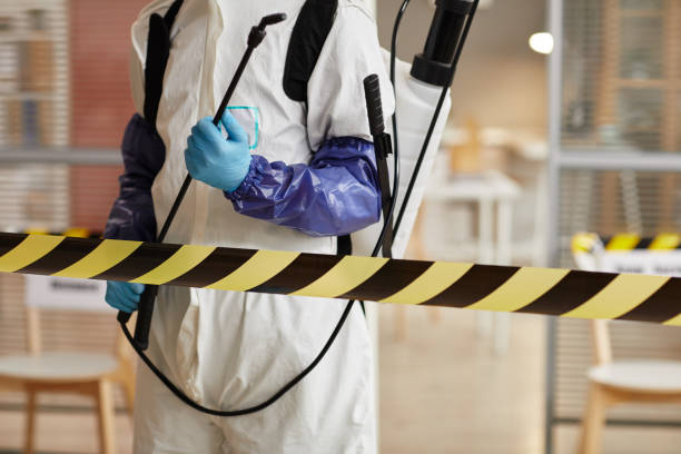 Professional Blood Cleanup technician working in New Ipswich, NH